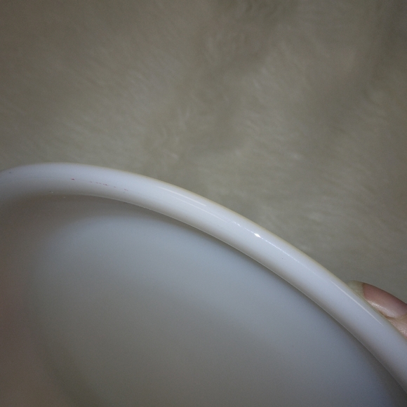 VINTAGE FIRE KING 9 Peach Luster 9 inch pie plate, VGUC - Picture 4 of 7